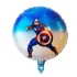 Balon personaje Captain America, super eroi Marvel, rotund, 45 cm