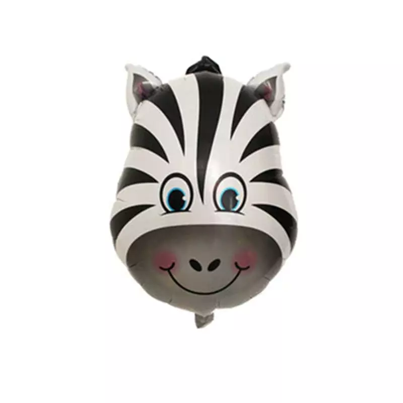 Balon figurina cap Zebra, 87 x 61 cm