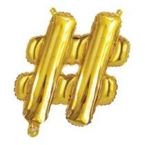 637-balon-simbol-diez-40-cm-auriu