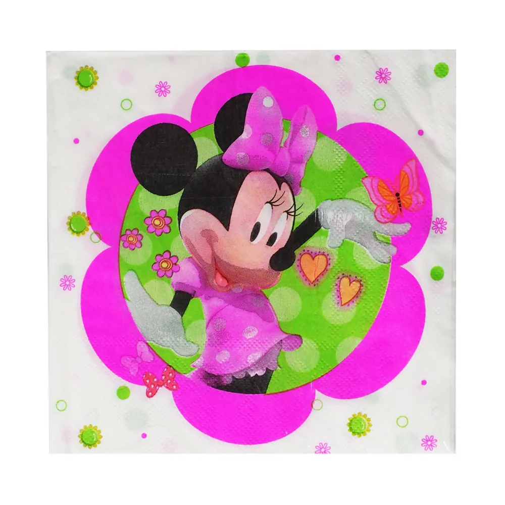 Set 20 servetele Minnie Mouse, 33 x 33 cm