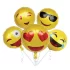 Set 5 baloane cu emoticons (smiley face)