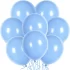 Set 10 baloane latex, Albastru Deschis, de 30 cm, cod culoare #008