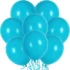 Set 10 baloane latex, Turcoaz Mediu, de 30 cm, cod culoare #040