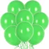 Set 10 baloane latex, Verde Deschis, de 30 cm, cod culoare #042