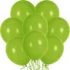 Set 10 baloane latex, Verde Lime Inchis, de 30 cm, cod culoare #014