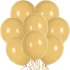 Set 10 baloane latex, Galben Mustar, de 30 cm, cod culoare #035