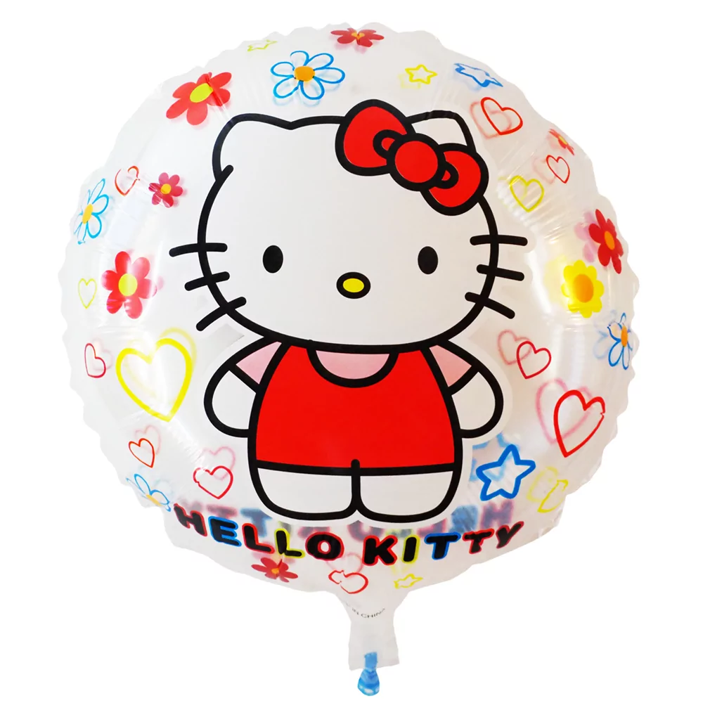 Balon Hello Kitty, rotund, 45 cm