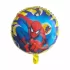 Balon Spiderman, rotund, 45 cm