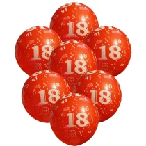 915-set-6-baloane-cu-numarul-18-culoare-rosie