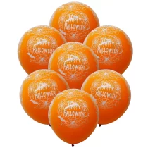 921-set-6-baloane-latex-halloween-portocaliu-30-cm