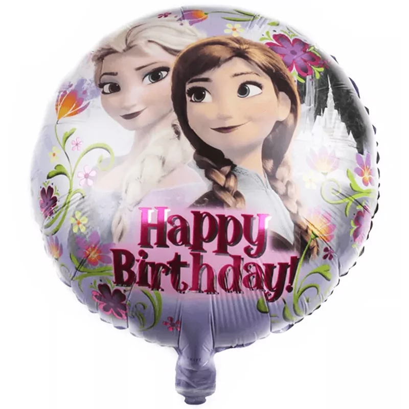 Balon folie Frozen, Happy Birthday, 45 cm