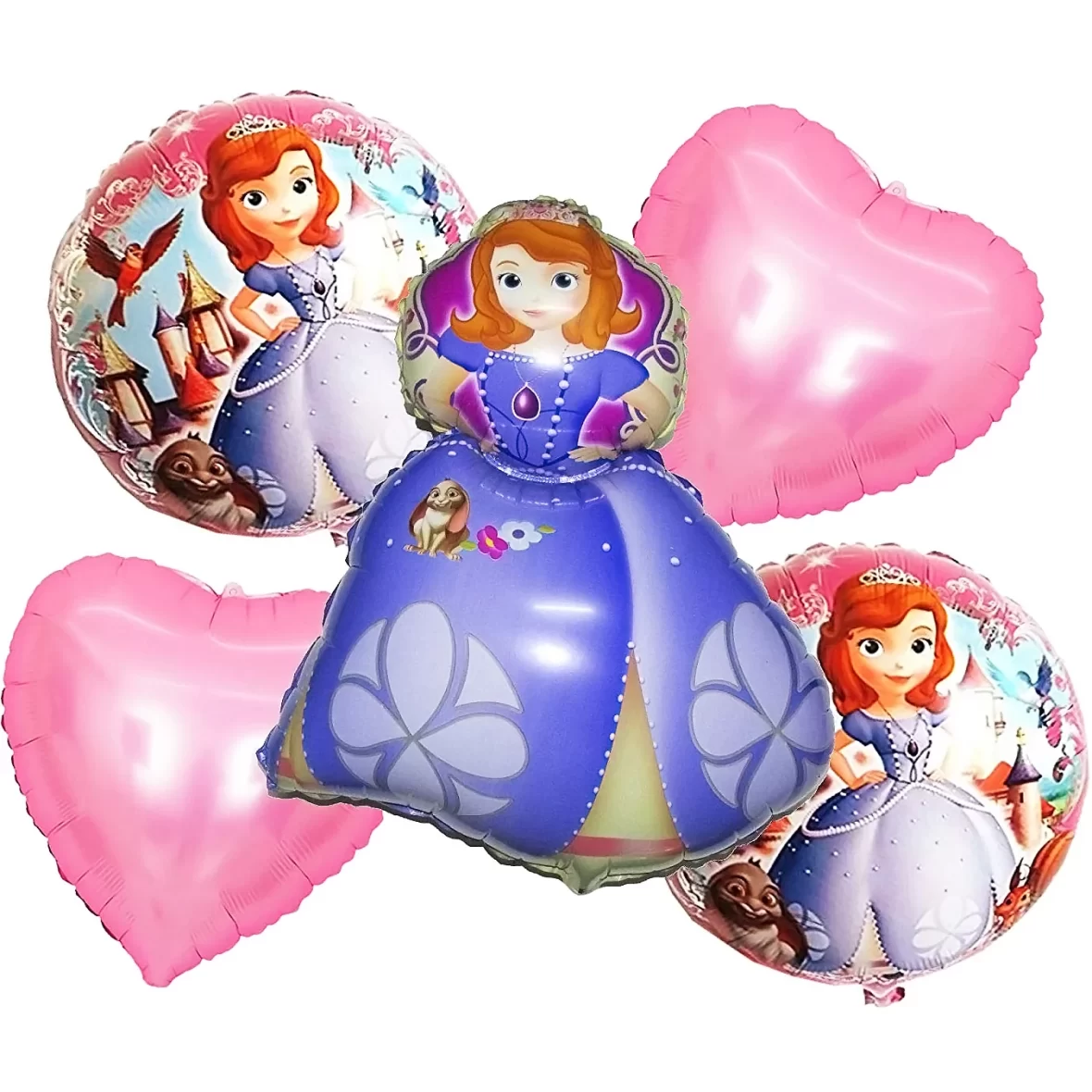 Set 5 baloane cu figurina Sofia