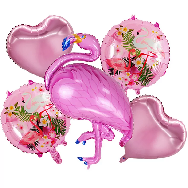 Set 5 baloane Flamingo 96×63 cm