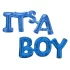 Banner It's a boy, albastru