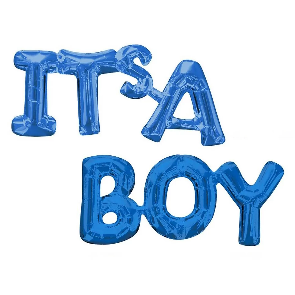 Banner It’s a boy, albastru