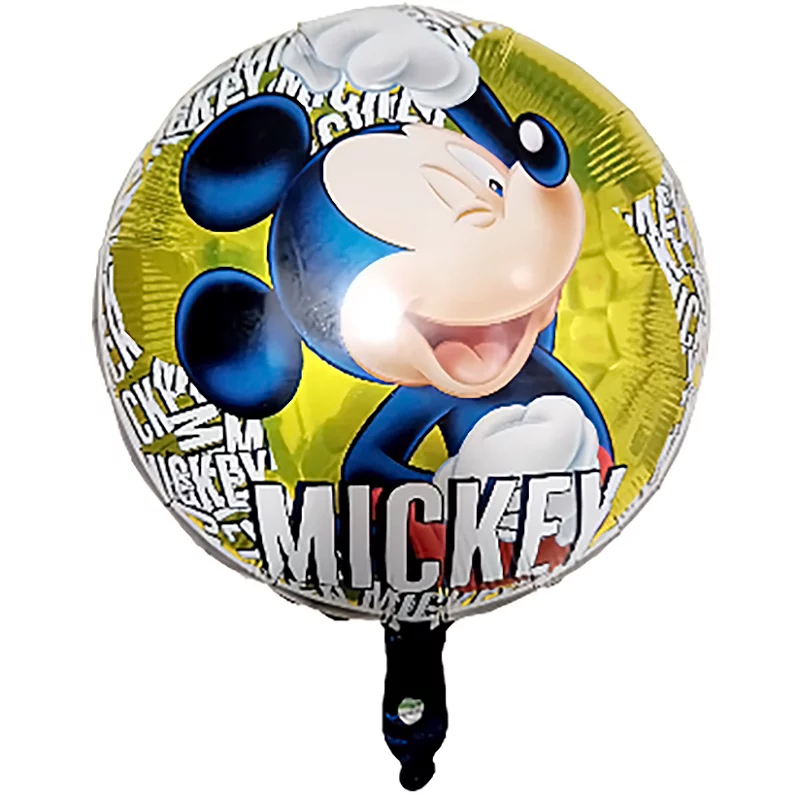 Balon folie Mickey, rotund, 45 cm, cod 1806