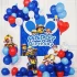 Set aranjament baloane Patrula Catelusilor cu banner si minifigurine personaje