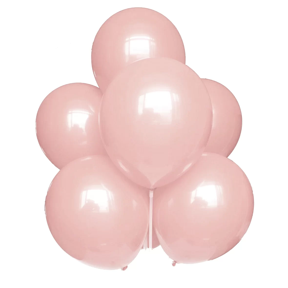 Set 6 baloane latex Roz Liliac, 25 cm
