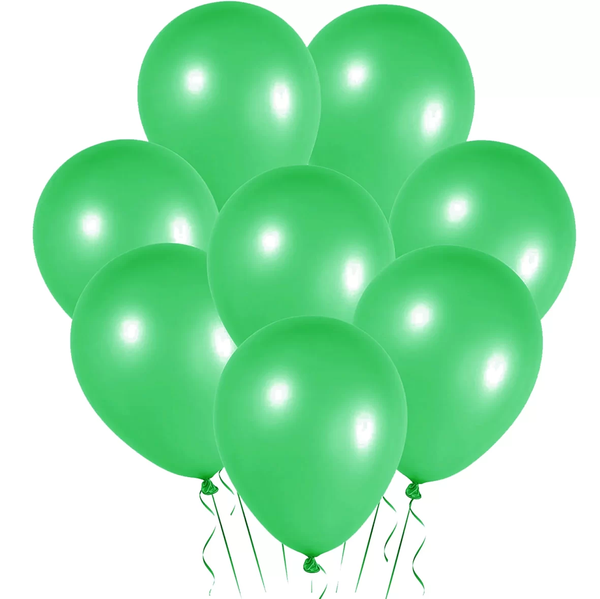 Set 6 baloane latex, Verde Turcoaz, perlate, de 30 cm
