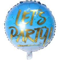 2031-balon-folie-lets-party-albastru-rotund-45-cm