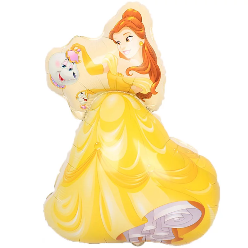 Balon folie figurina Belle (Frumoasa si Bestia), 90 cm