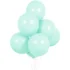 Set 10 baloane latex Turcoaz Deschis, 12 cm