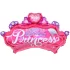 Balon folie Coronita Princess Happy Birthday, roz, 70 cm