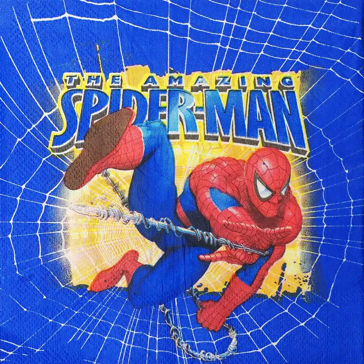 Set 20 de servetele Spiderman, model 3