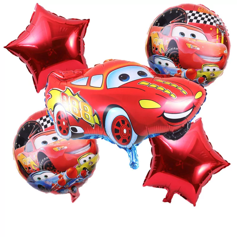 Set aranjament bundle 5 baloane folie Cars