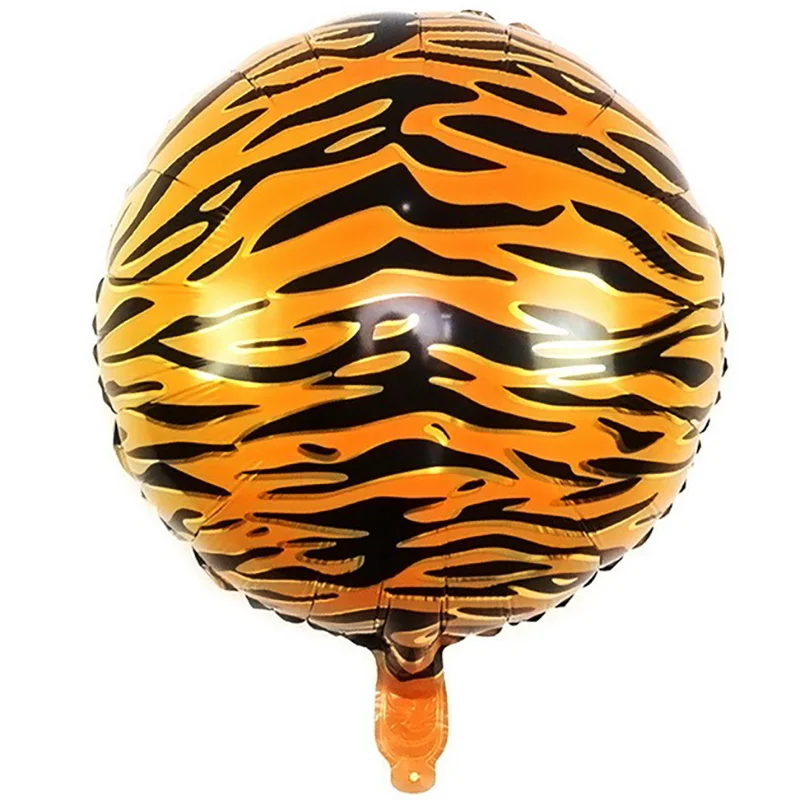 Balon folie Tigrat, rotund, 45 cm