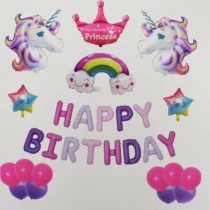 2222-set-aranjament-aniversar-39-baloane-folie-si-latex-cu-unicorn