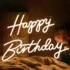 Banner luminos Led Neon HAPPY BIRTHDAY, 65 x 45 cm