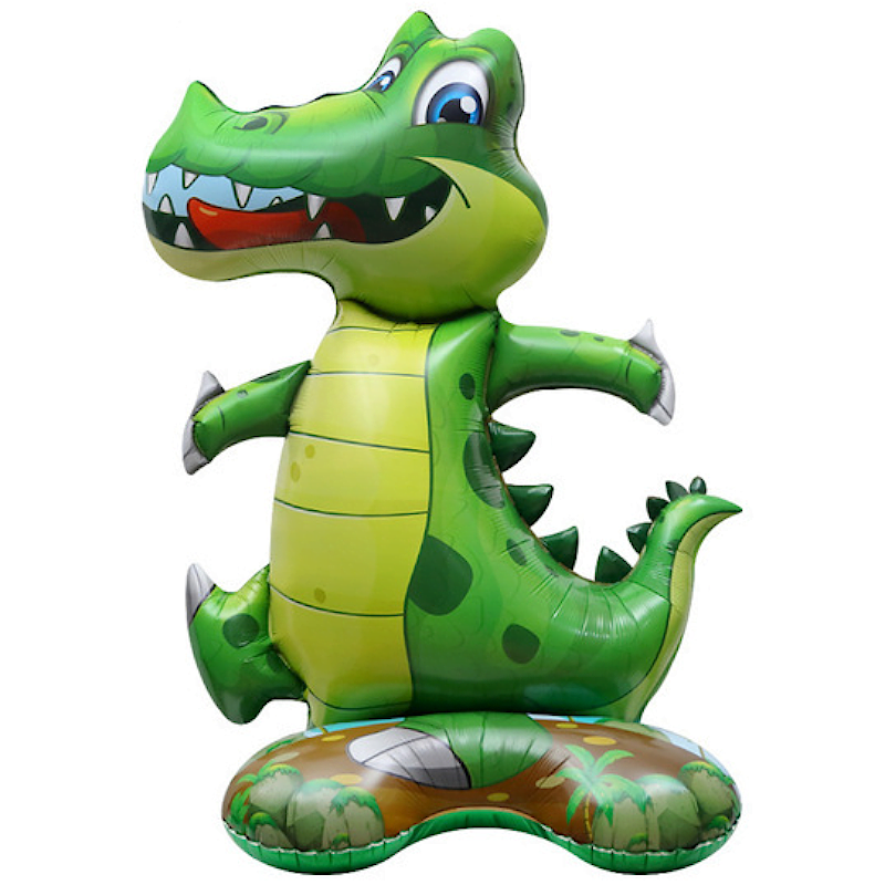 Balon folie figurina Crocodil 3D, 88 cm
