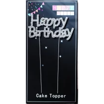 2393-topper-happy-birthday-metalic-cu-pietricele-17-cm