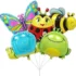 Set aranjament bundle 5 baloane folie minifigurine Animalute