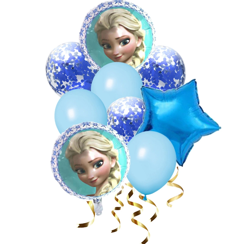 Set aranjament bundle 9 baloane Frozen model 2