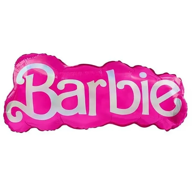 Balon folie banner Barbie, 65 x 35 cm