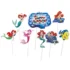 Set 8 decoratiuni tort cu Ariel / Mica Sirena