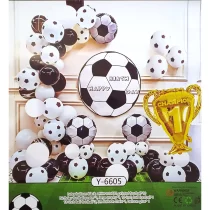 2702-arcada-cu-tematica-fotbal-43-de-baloane-banner-si-accesorii