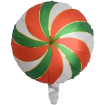 2716-balon-folie-acadea-verde-cu-rosu-rotund-45-cm